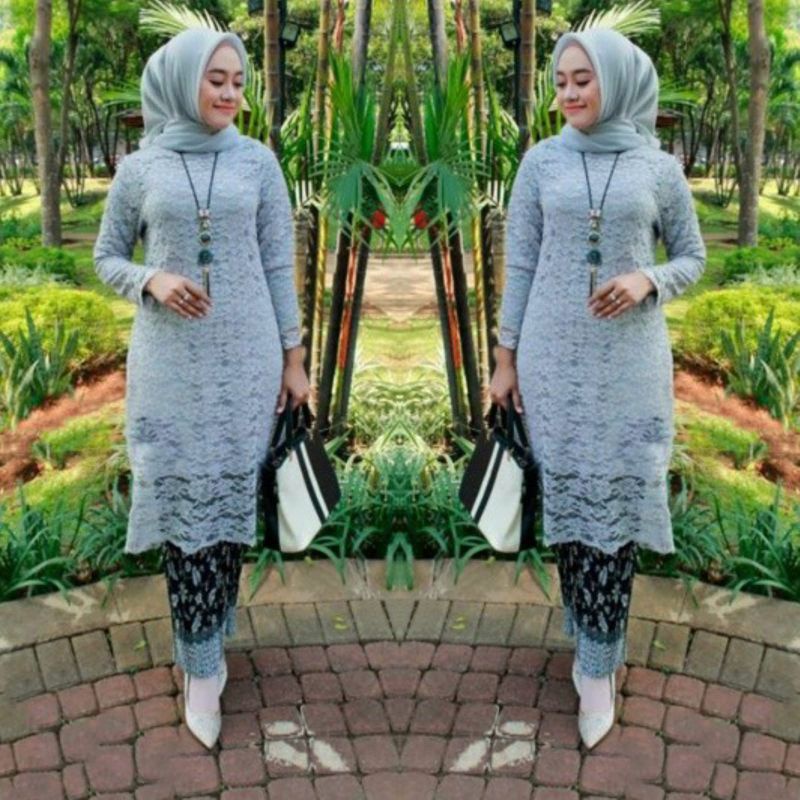 KEBAYA / KEBAYA BRUKAT / KEBAYA BROKAT / KEBAYA MODERN / SET KEBAYA / ATASAN KEBAYA / BAJU KEBAYA-3