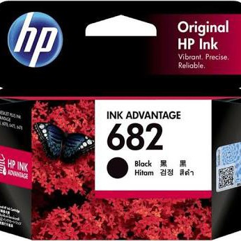 Tinta HP 682 Black Original Cartridge Hitam