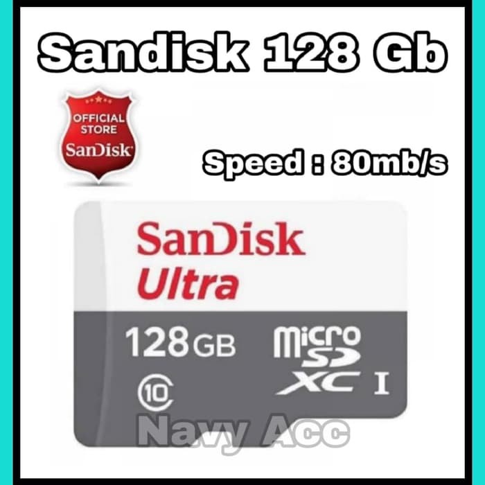 Memory Micro SD 128 / 256 GB Class 10 100mbps Ultra A1 - Memory Card SANDISK