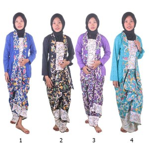 Kutubaru Setelan RnB Kebaya Kutubaru Plus Rok Lilit Batik Rara