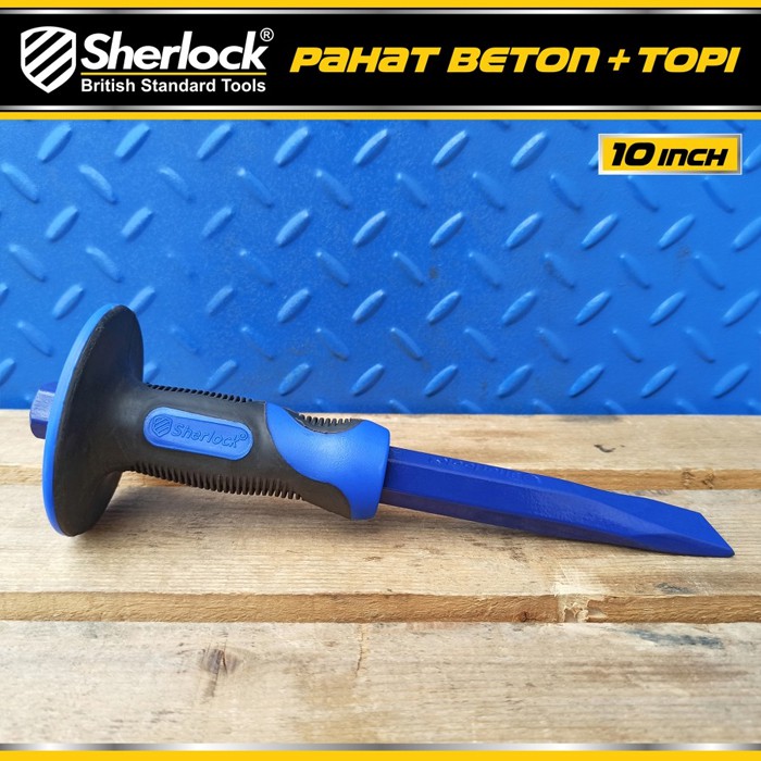 Pahat Batu Beton Topi Cold Chisel / Sherlock Betel Baja 10 inch