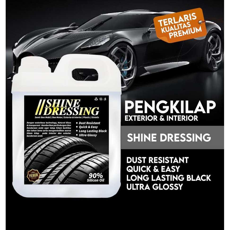 SEMIR PENGKILAP MOTOR MOBIL SUPER PREMIUM - UNTUK EKSTERIOR &amp; INTERIOR ISI 1 LITER