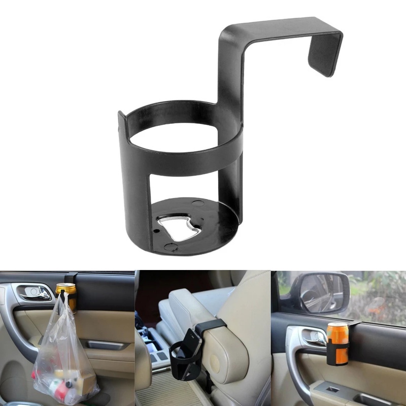 [Auto Car Cup Can Drink Bottle Holders Interior][Window Dash Mount Sturdy Handy Container Hook]