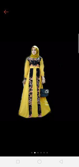 Saroja Batik Couple Sibulan Kuning Mix Ballotelli Sarimbit Batik Couple Batik Keluarga