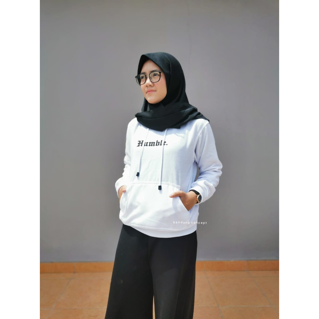 Humble Hoodie || Sweater Hoodie wanita #HH