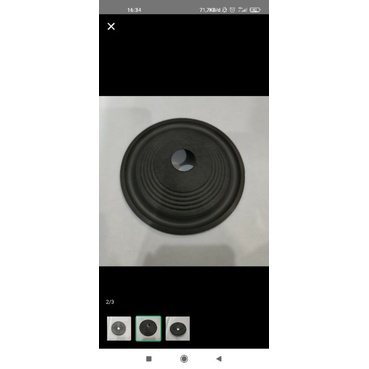 Daun plus spon woofer 6 inch / daun speaker woofer 6 inch