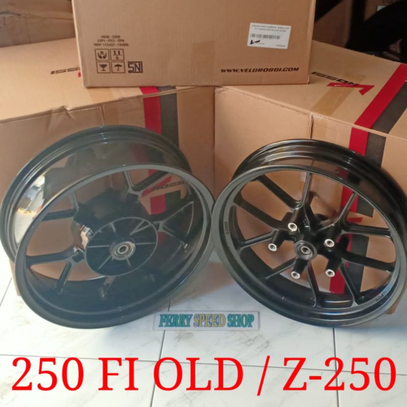 Velg Racing V Rossi New Cobra Ninja 250 fi old & Z250 / Pelek Racing V Rossi Ninja 250 fi old & Z 25