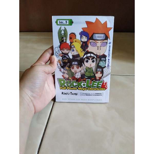 komik Rock Lee full power ninja chronicles