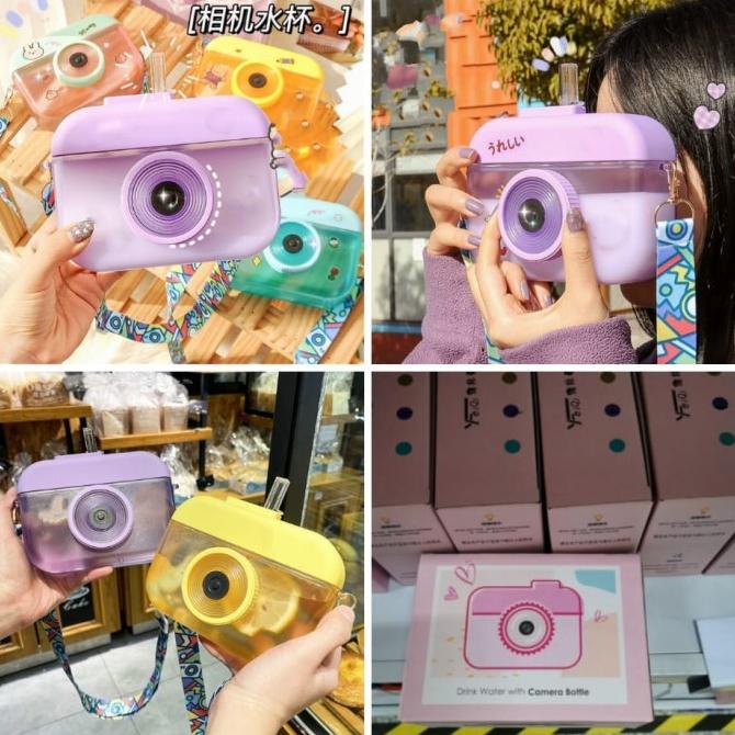 COD Botol Minum Camera Kids / Anak Viral Tiktok 400 ml Viral