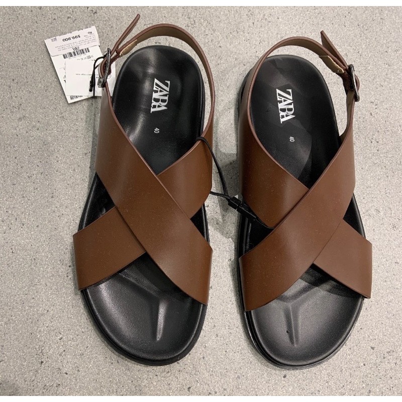 sepatu sandal zara pria