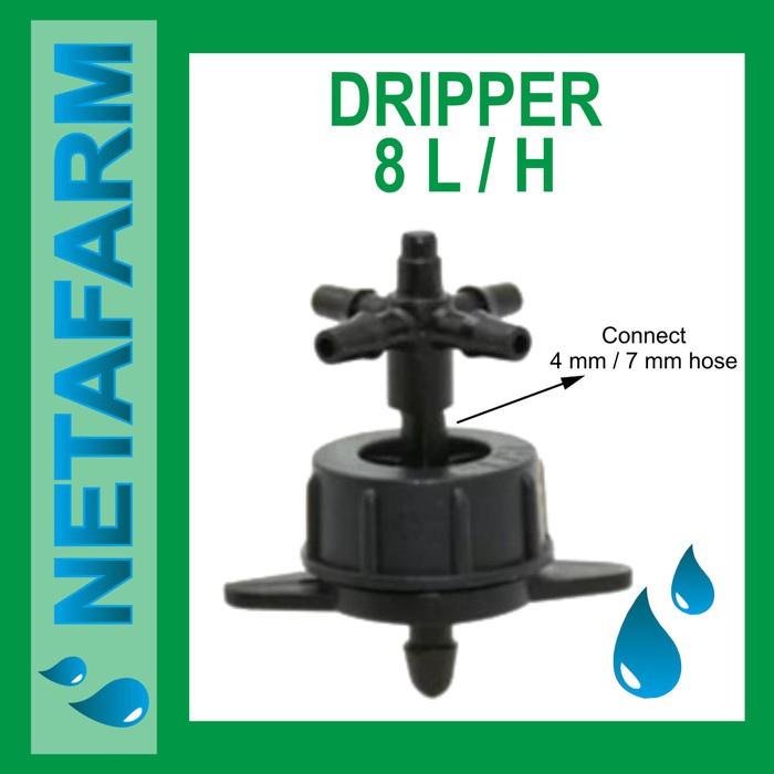 Dripper 8 L / H Black ( Satuan )