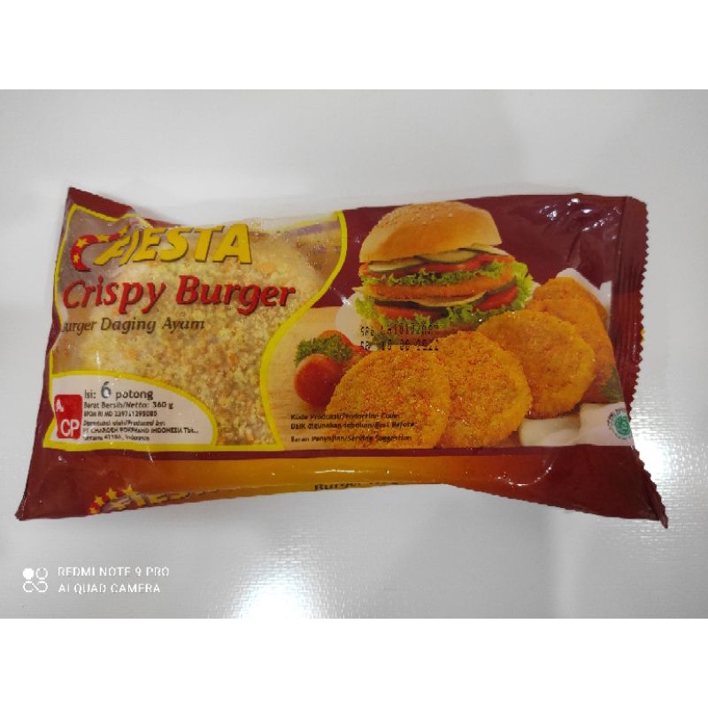 

fiesta crispy burger