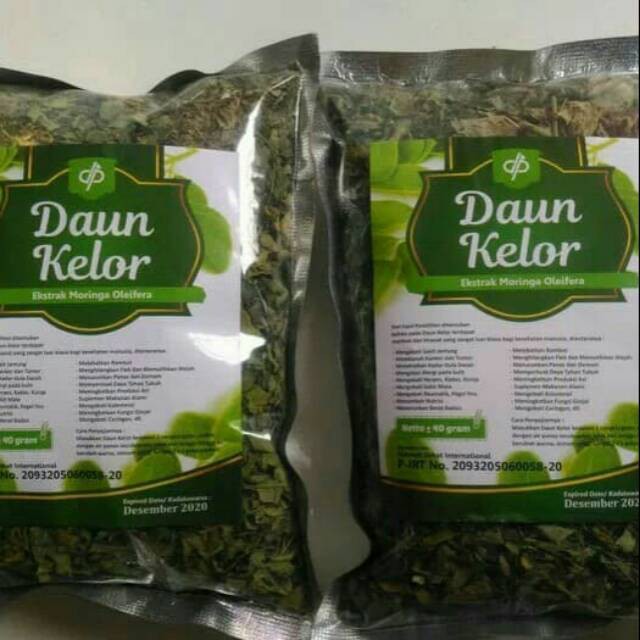 

Teh Seduh Daun Kelor
