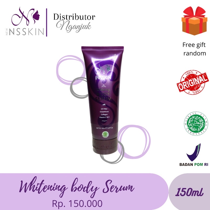 (FREE GIFT BISA COD) WHITENING BODY SERUM NEW NSSKIN NS SKINCARE