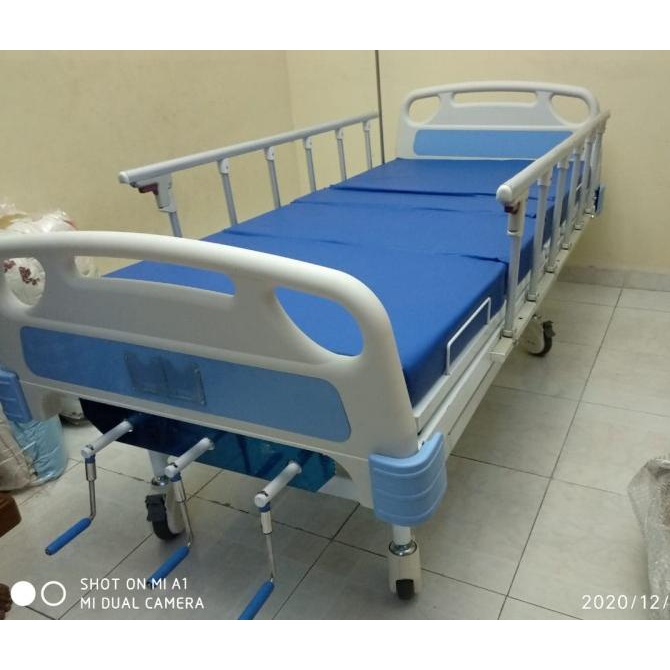 Tempat tidur rumah sakit 3 engkol | bed pasien ranjang 3 crank