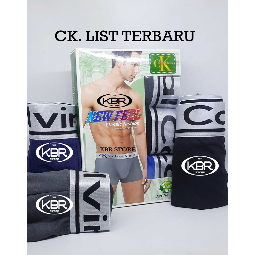 DALAMAN PRIA UNDERWAER PRIA BOXER PRIA KBR STORE ISI 3 PCS