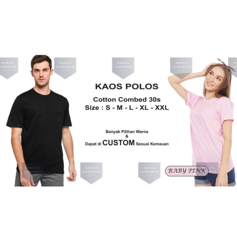 CUSTOM KAOS KATA TULISAN GAMBAR SABLON POLYFLEX KOREA SATUAN KATUN COMBAD