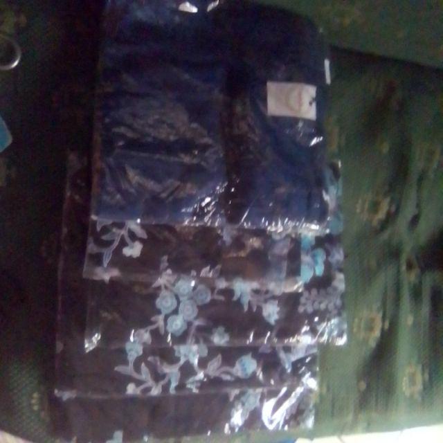 (dua Warna)batik Couple  Keluarga Ayah Ibu Dan Anak Murah Berkualitas Istimewa Motif Cibulan