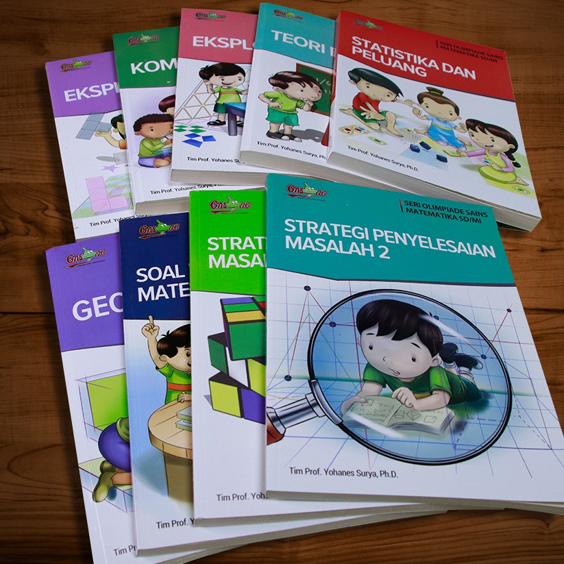 9 Buku Seri Olimpiade Matematika SD by Tim Prof. Yohanes Surya