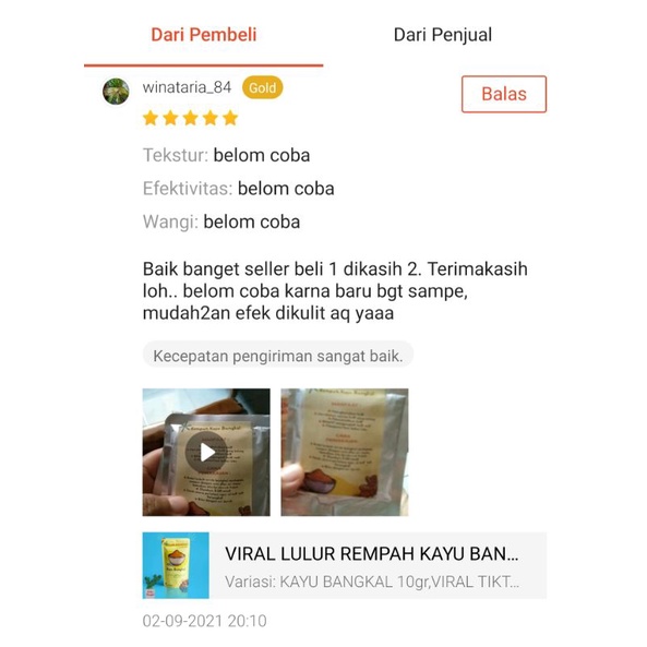 TAKASIH88 LULUR REMPAH KAYU BANGKAL 100% ORIGINAL