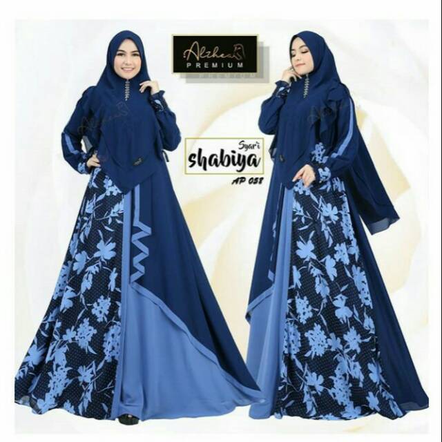 Setelan Gamis Syar'i Shabiya by Alzhea Premium