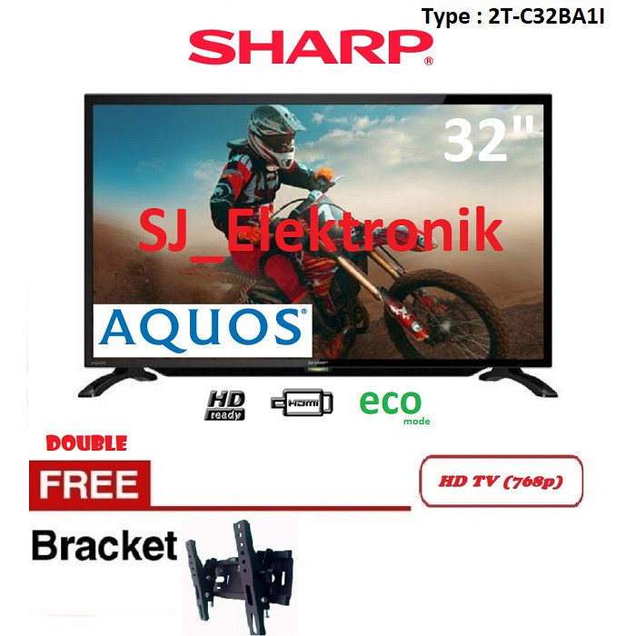 (KHUSUS LUAR KOTA) Free Braket LED TV Sharp 32 Inch 2T-C32BA1I / 32BA1 AQUOS