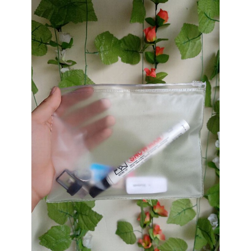 plastik pocket | wadah serbaguna | plastik sleting