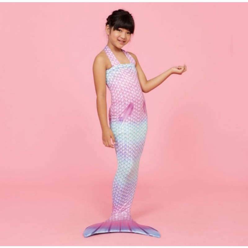 Mermaid baju duyung spesial pelangi baju renang new model kostum putri duyung anak