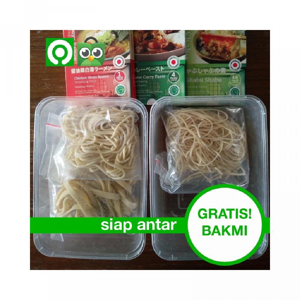 

Bakmi KARET ALOT 300gr 3porsi basah beku frozen mentah tebal jadul - Karet Lebar 300gr 3porsi