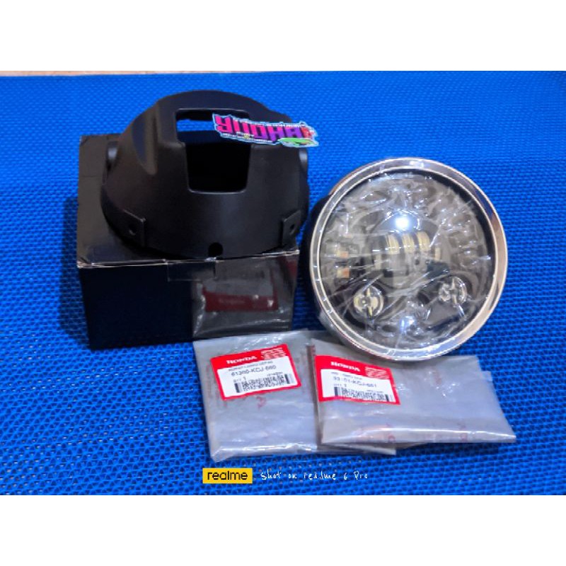 Lampu depan tiger revo pakai daymaker