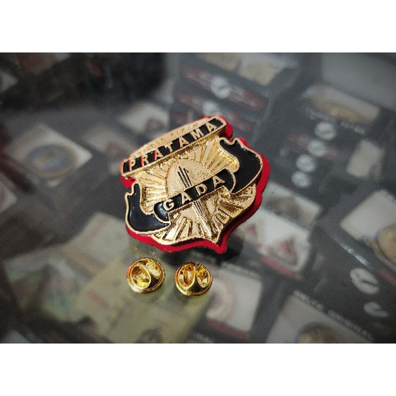 PIN GADA PRATAMA,WING SATPAM, PIN MITRA POLRI, MONOGRAM SATPAM, KEWENANGAN SATPAM