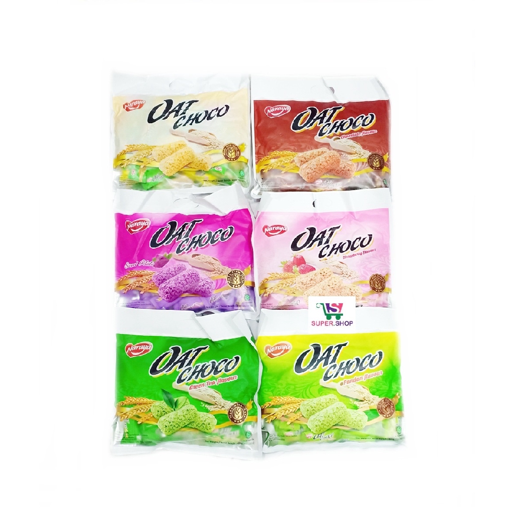 

Naraya Oat Green Tea / Pandan / Sweet Potato / Vanilla / Cokelat / Strawberry