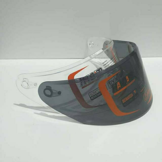 (COD) Kaca /Visor Helm bening Flat NHK RX9+ GM RACE PROO 100% ORIGINAL HANDARB BENING