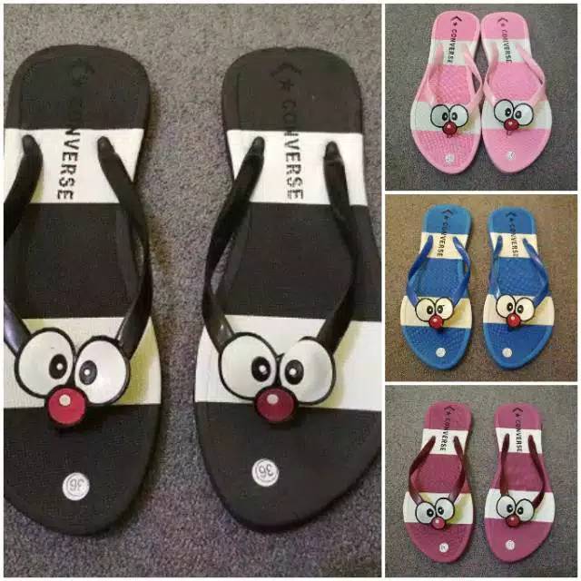 Sandal Wanita Mata Doraemon / Pancot