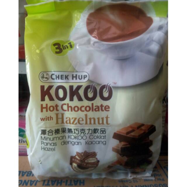 

Chek hup kokoo with hazelnut