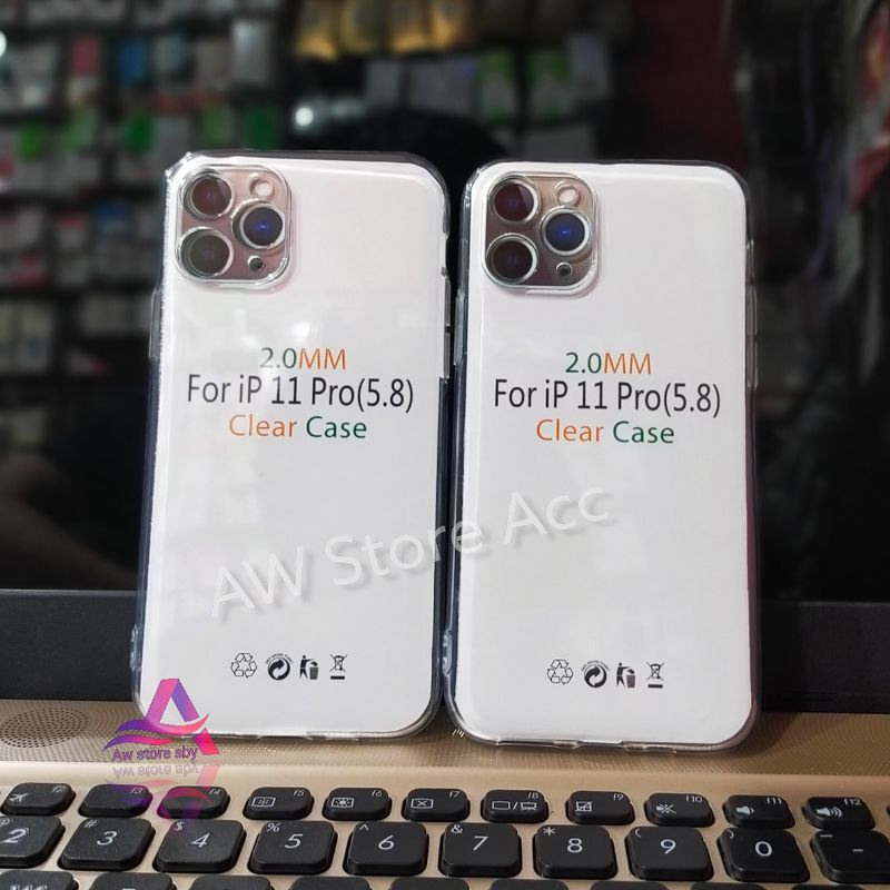 HD CLEAR CASE IPHONE X/XS/XS MAX/XR/11 PRO/11 PRO MAX/TEBAL TRANSPARANT 2.0mm