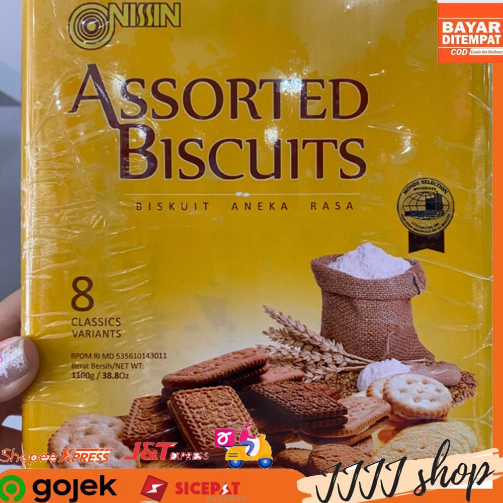 

Nissin Assorted Biscuits 8 Classics Biskuit Kaleng 1100gr