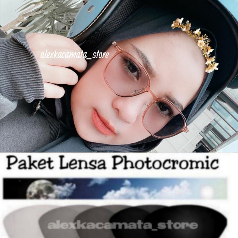 LENSA FOTOCROMIC | Frame minus | frame antiradiasi | kacamata wanita | kacamata 6137