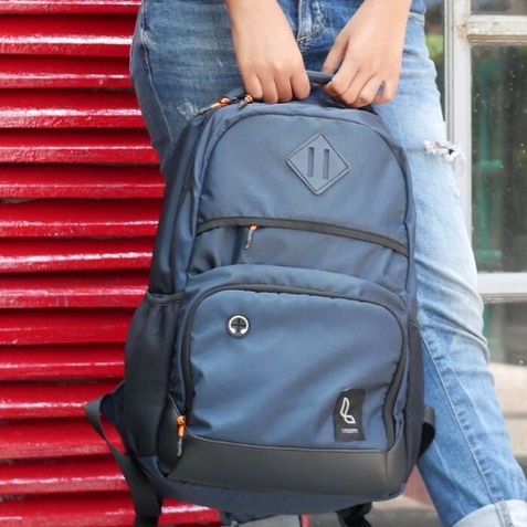 SPLENDIDO NAVY |ManNeedMe x URBAN| Tas Ransel Pria Wanita Tas Punggung ORIGINAL