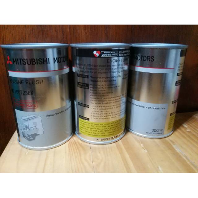 Engine Flush MITSUBISHI Cairan Pembilas Penguras Oli Mesin ORI utk Bensin dan Diesel