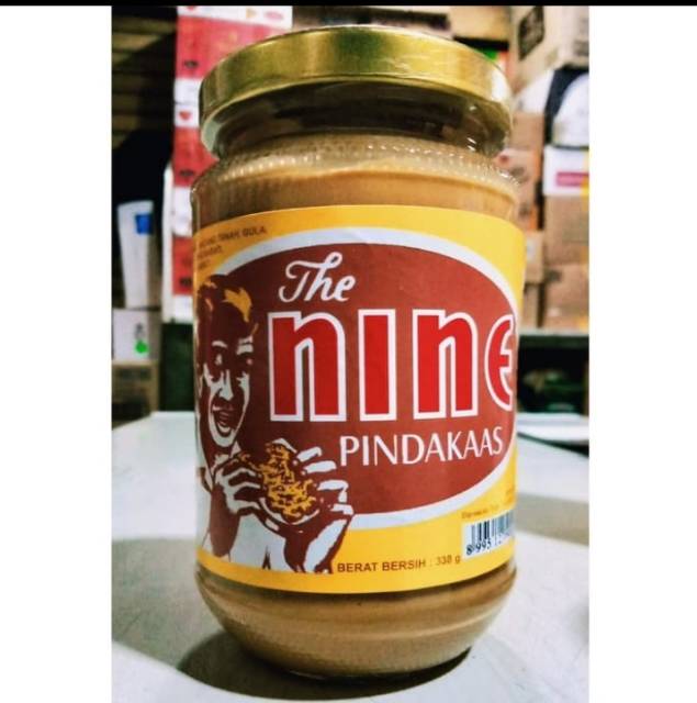 SELAI KACANG NINE JAM 1000 gr (Repack) Ori - Peanut Butterr - THE NINE BRAND