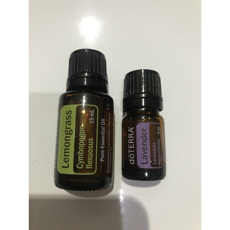 PAKET ANTI DBD DOTERRA LEMONGRASS 15ml + LAVENDER 5ml  LEBIH BAGUS DR YOUNG LIVING OIL