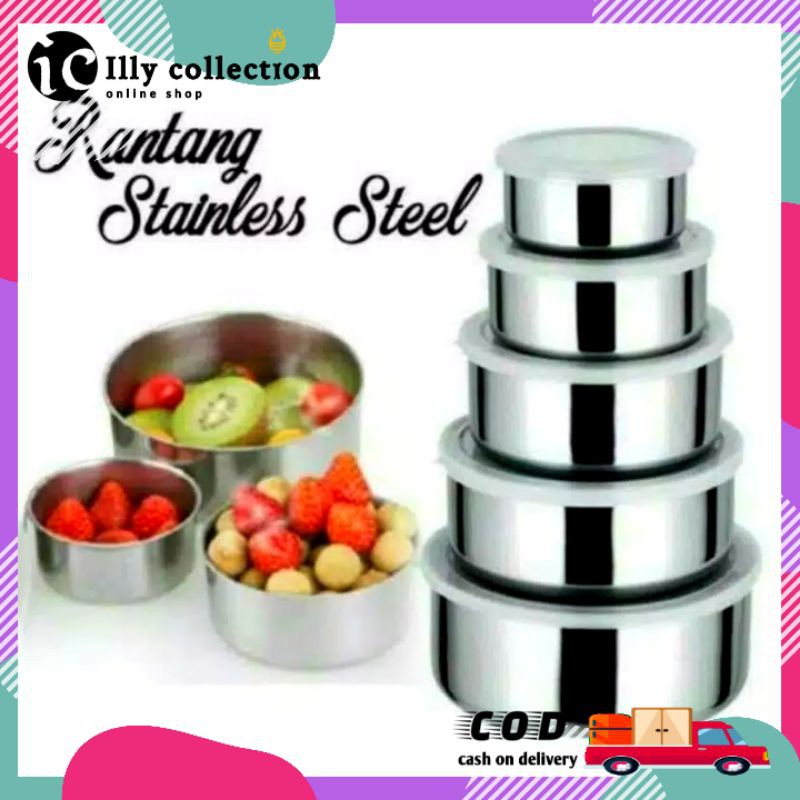 Rantang 5 Susun Stainless Stell Protect Fresh Box