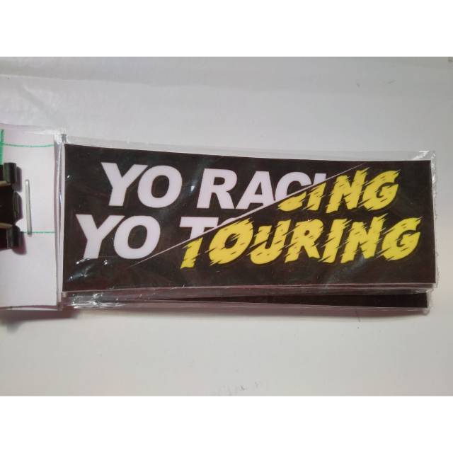 Sticker printing Yo Racing Yo Touring