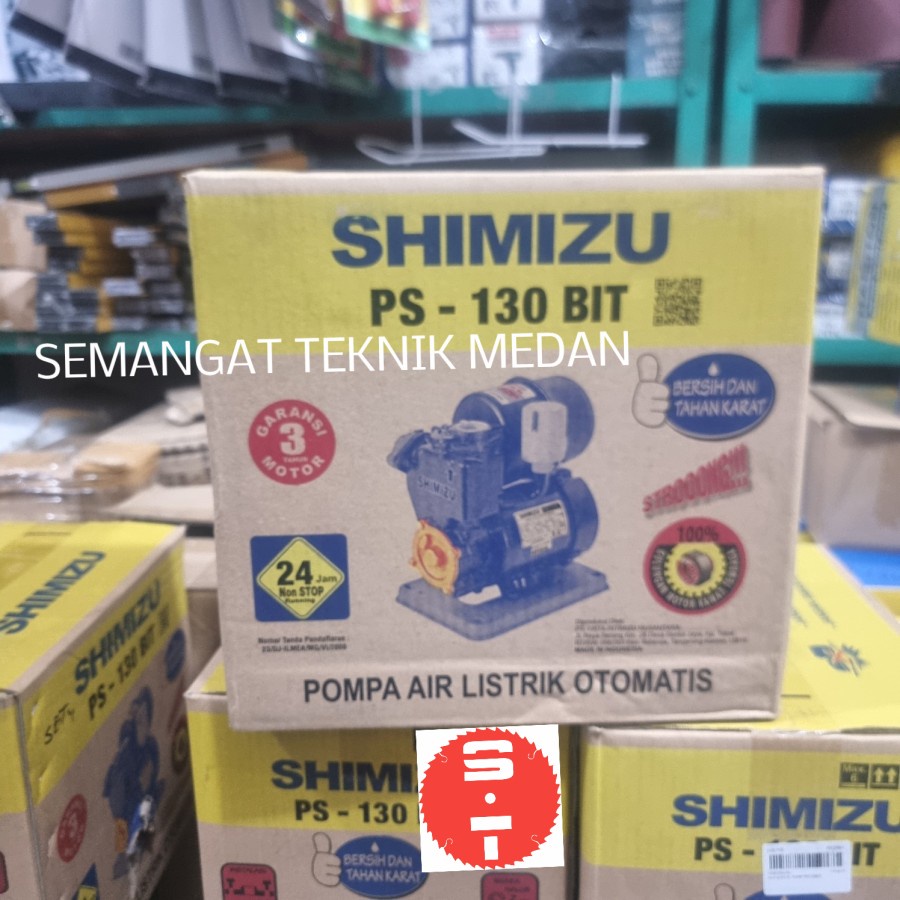 PS130BIT SHIMIZU POMPA AIR WATER PUMP AUTO PS 130 BIT 130BIT SHIMIZU