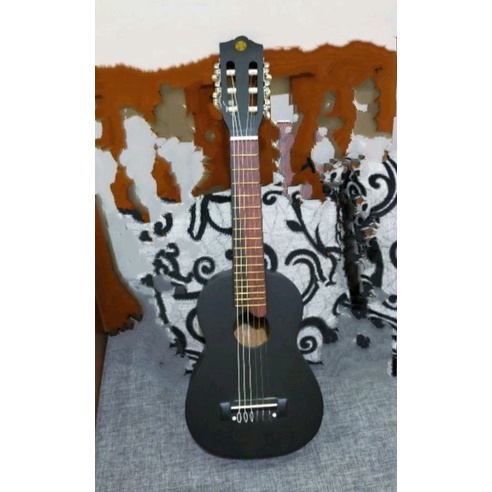 PAKET GITAR LELE / GITAR KECIL /  AKUSTIK UKULELE SENAR 6 nylon / UKULELE SENAR 6 / GITAR MINI SENAR 6 / GUITARLELE GITAR UKULELE  // GITAR LELE SENAR 6 / GARANSI PENGIRIMAN