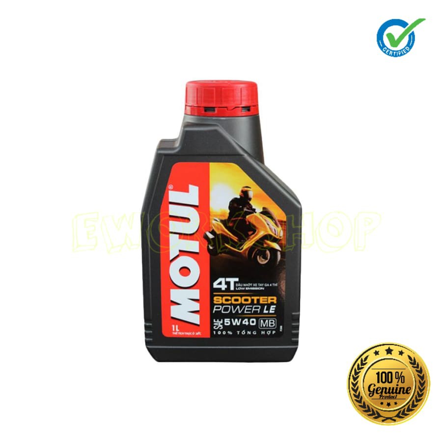 OLI MOTUL MATIC SCOOTER POWER LE 4T 5W40 1 L 100% Original Product