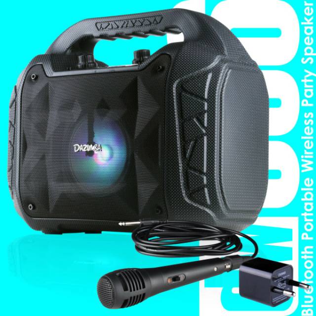 Speaker Karaoke Dazumba DW086 Bluetooth Free Mic dan Adaptor