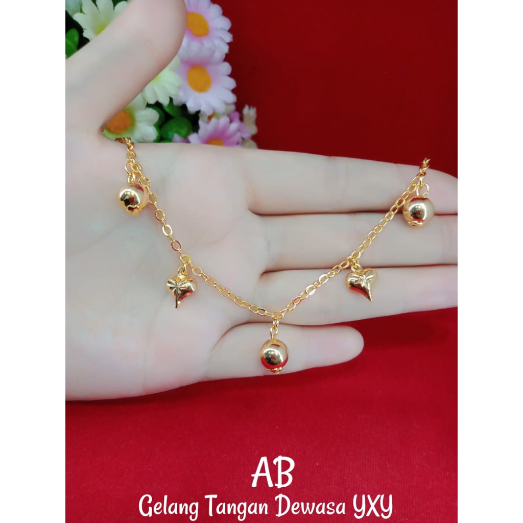 GELANG TANGAN JURAI KERINCING LAPIS MAS 24K YXY