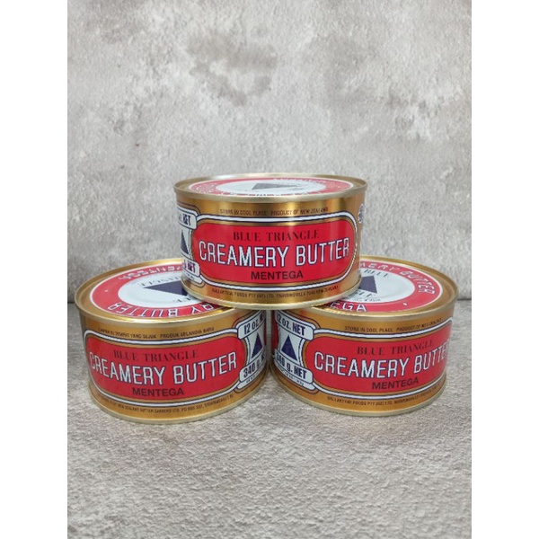 

CREAMERY BUTTER/ MENTEGA/ blue triangle butter CAPING SEGITIGA /CAPING ASLI
